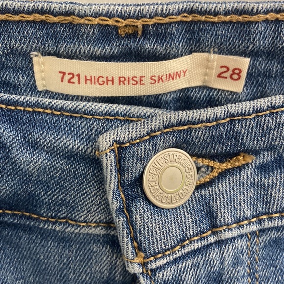 Levi’s blue jeans high rise skinny - Picture 2 of 5